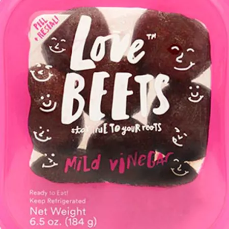 packaged cooked beets