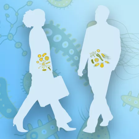 figures containing representations of a microbiome