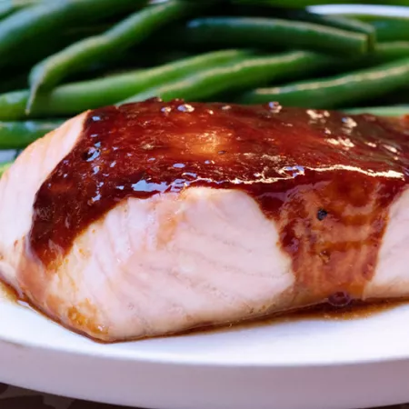 balsamic glazed salmon