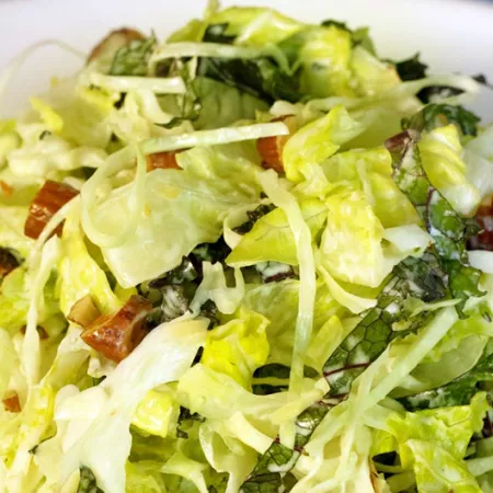 smoked almond Caesar salad