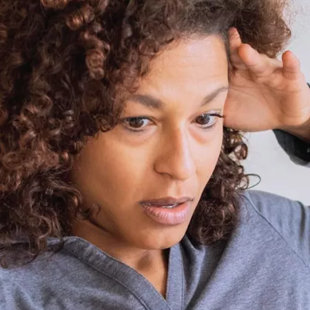 woman confused