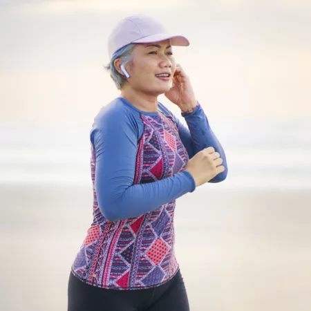 woman running