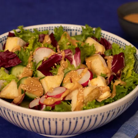 crispy tofu salad