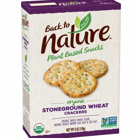 Back to Nature Stoneground Wheat Crackers
