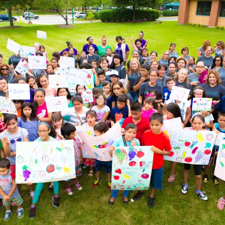 Students advocating for Healthy School Meals for All