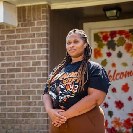 Aaranika Macon of LaPlace, Louisiana, says it took two months to receive benefits after she applied to the Supplemental Nutrition Assistance Program this year. “Usually when you fill out, they'll get back with you in, like, two weeks,” she says. (Halle Parker/Verite News)