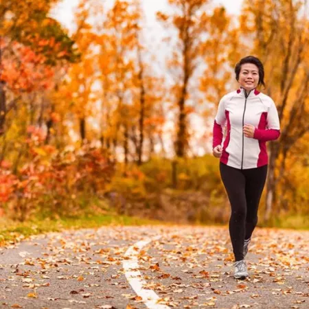 person running