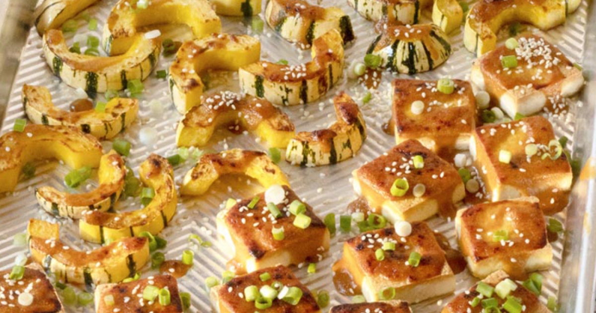 Miso-Glazed Tofu &amp; Squash