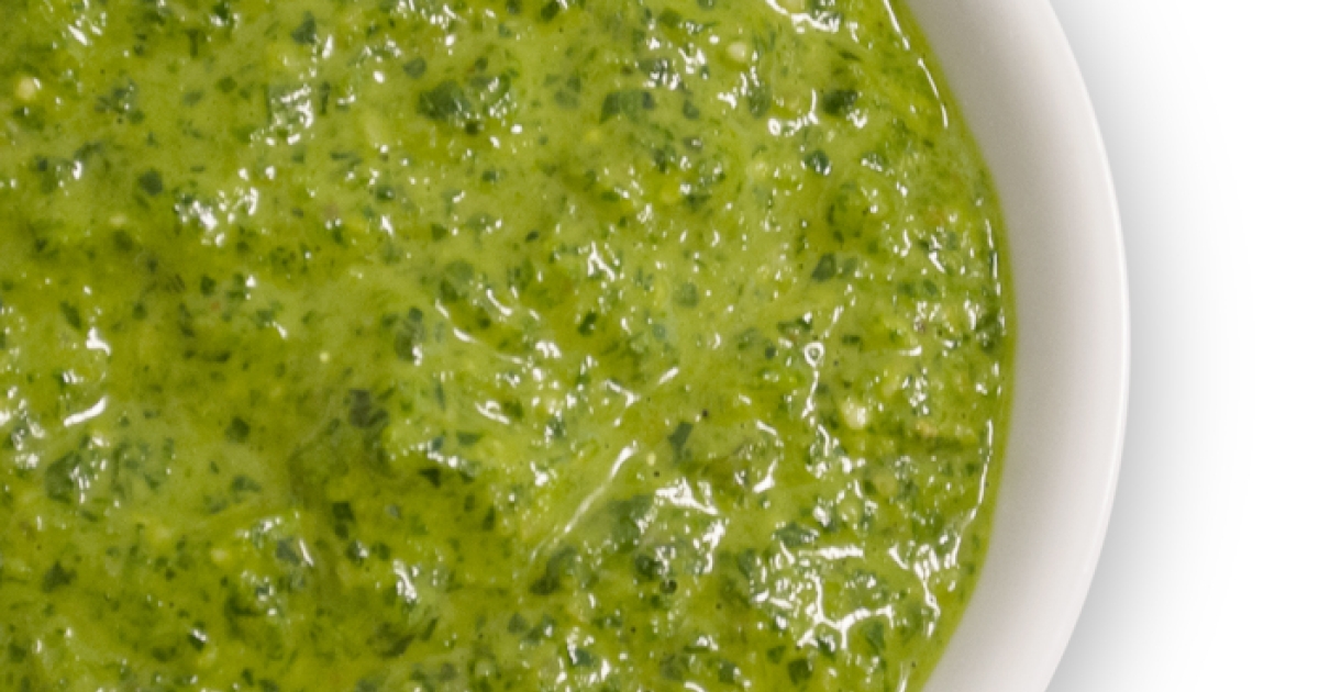 Almost Classic Basil Pesto
