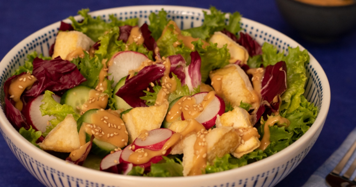 Crispy Tofu Salad | Center for Science in the Public Interest