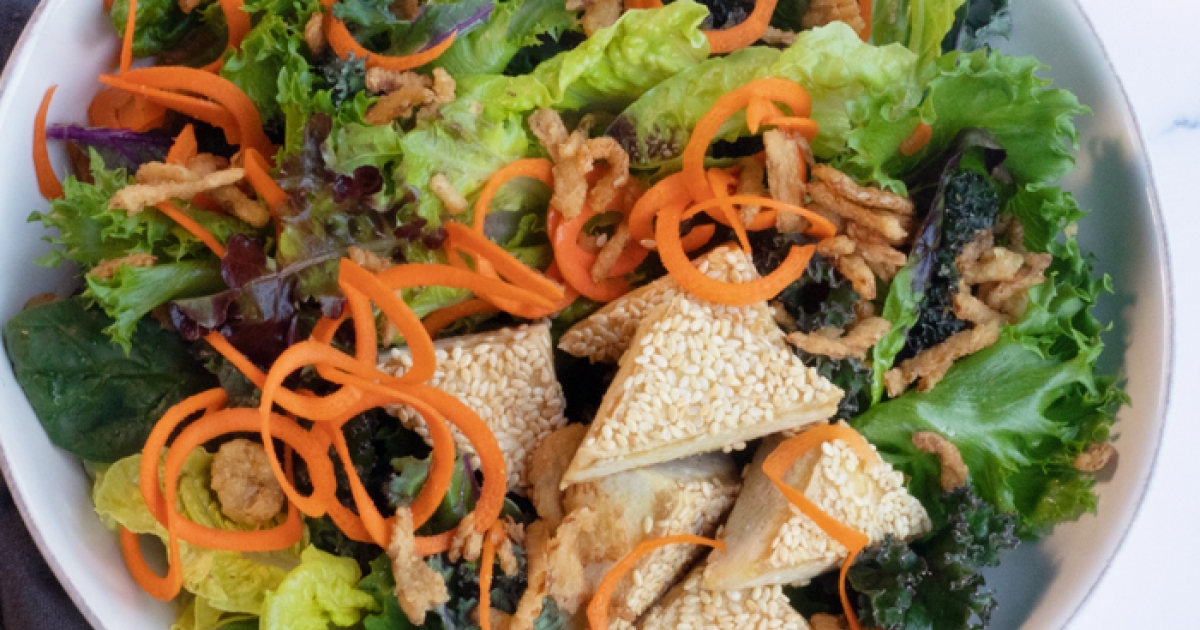 Tofu Salad with Sesame Vinaigrette | Center for Science in the Public Interest