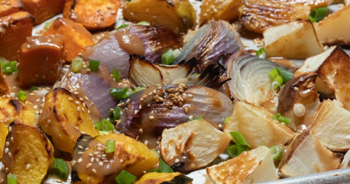 Miso Roasted Winter Vegetables | Center for Science in the Public Interest