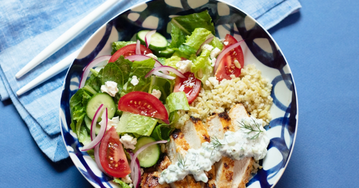 Chicken Tzatziki Bowl | Center for Science in the Public Interest