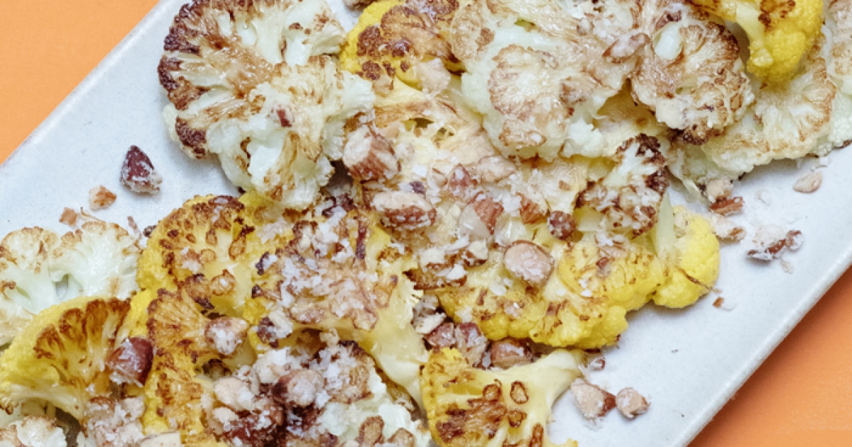 Nutty Roasted Cauliflower