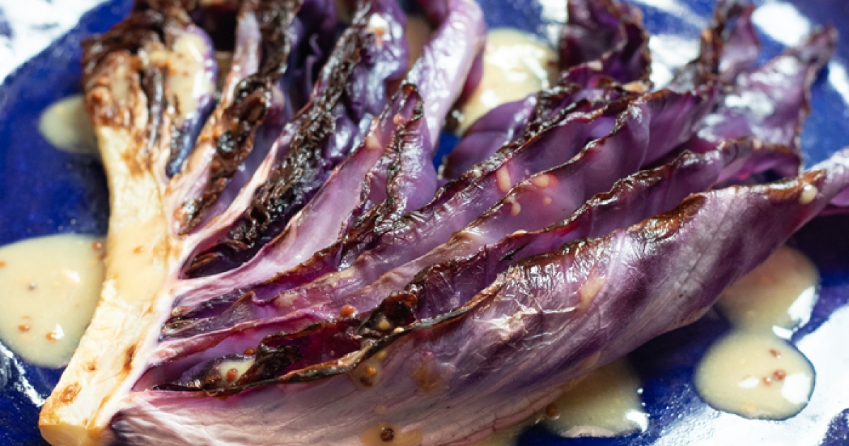 Red Cabbage Wedges with Honey Mustard Sauce | Center for Science in the Public Interest